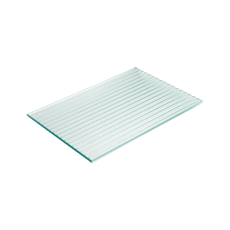 Smal riet/gegolfd patroon 4-10 mm doucheruimte/decoratief glas geribbeld glas