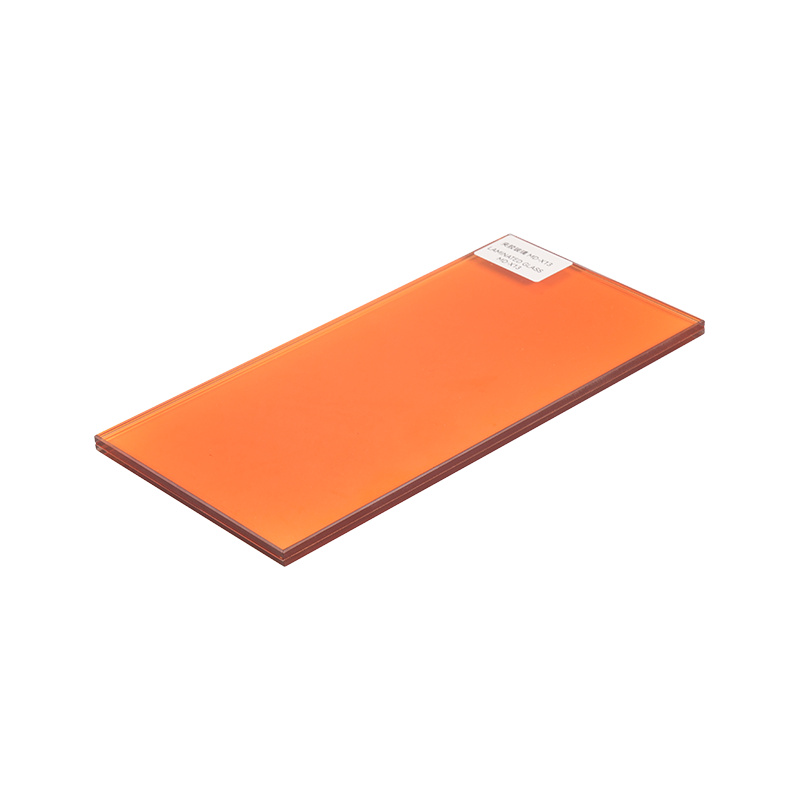 EVA- en PVB-filmkleuren beschikbaar Radiation-Proof gekleurd gelamineerd glas EVA- en PVB-filmkleuren beschikbaar Radiation-Proof gekleurd gelamineerd glas