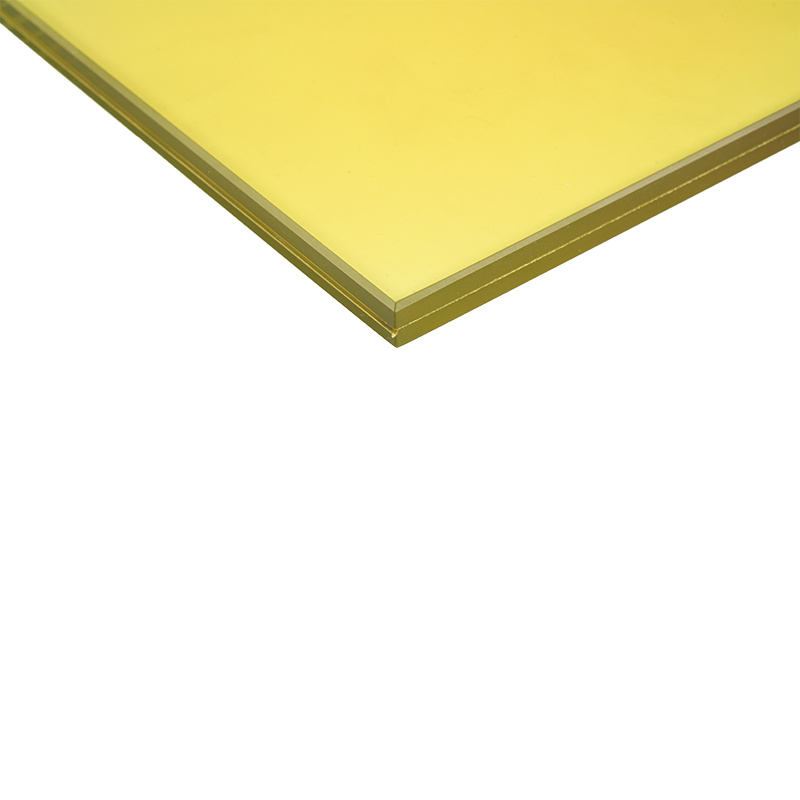 EVA- en PVB-filmkleuren beschikbaar Radiation-Proof gekleurd gelamineerd glas EVA- en PVB-filmkleuren beschikbaar Radiation-Proof gekleurd gelamineerd glas