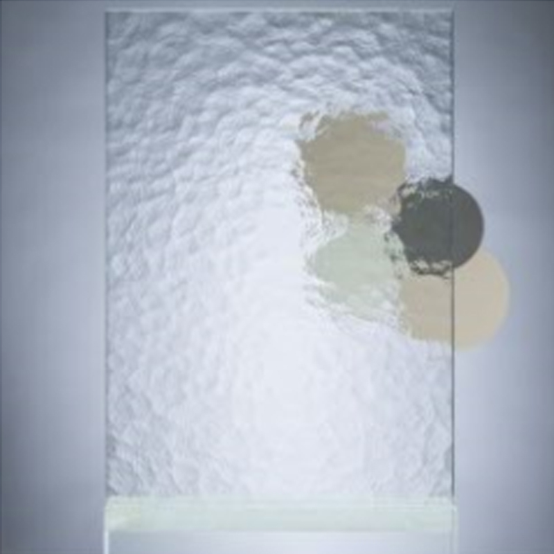 Water getextureerd reliëfglaskasten/decoratief glas waterachtig glas